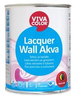 Lacquer WALL AKVA laka sienām un griestiem, pusmatēta 2,7L